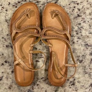 Antonio Melani Rose Gold Sandal, 8.5